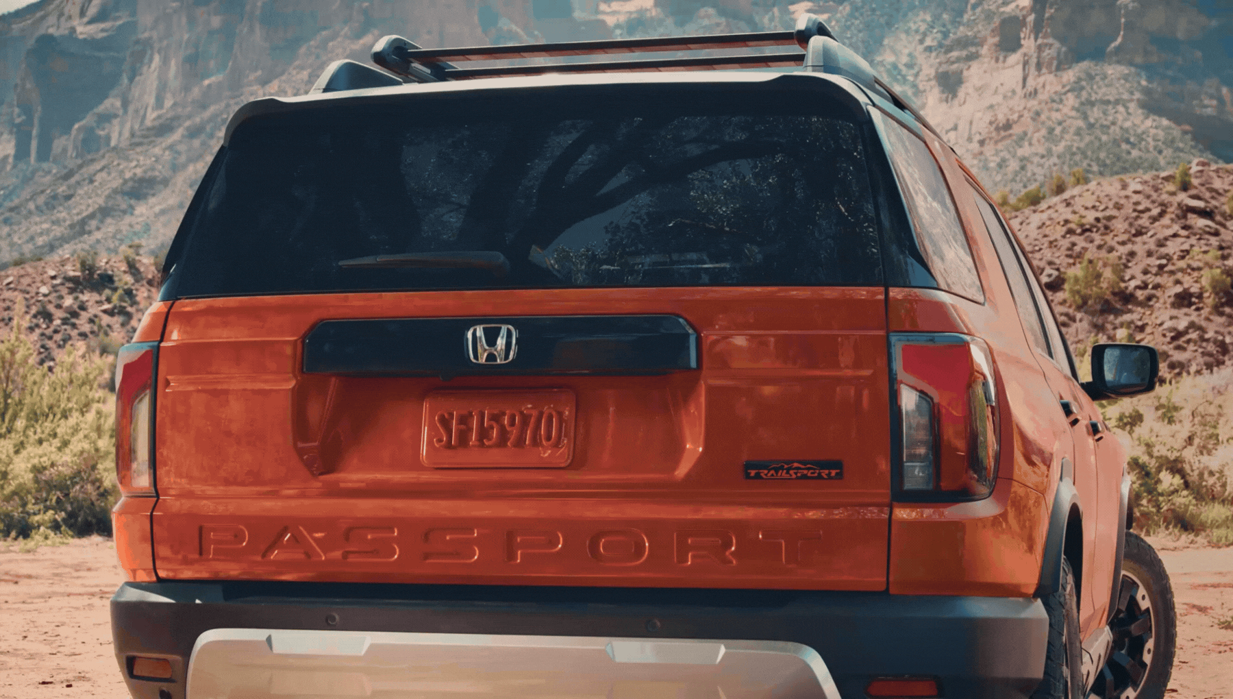 Ample cargo space in the Honda Passport TrailSport