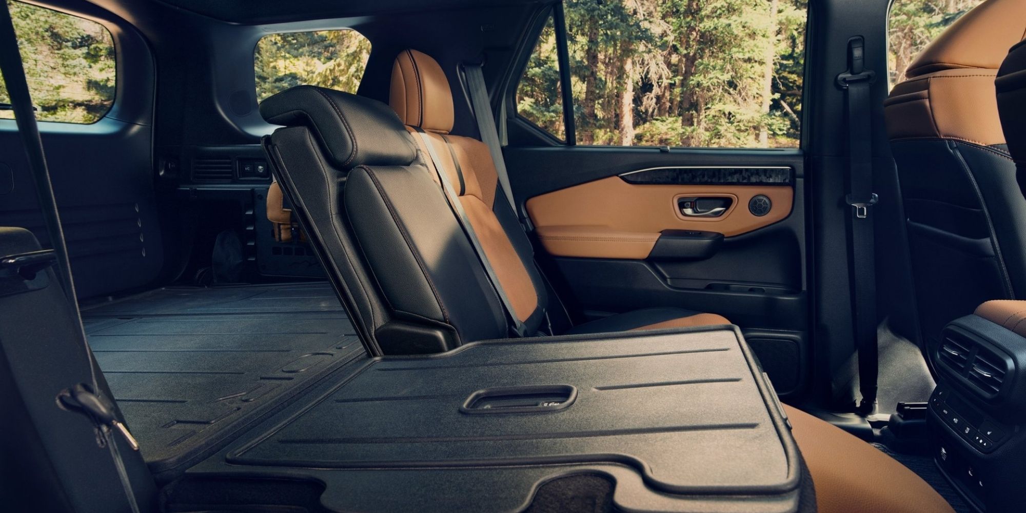 Interior cargo space in the Honda Passport TrailSport Elite