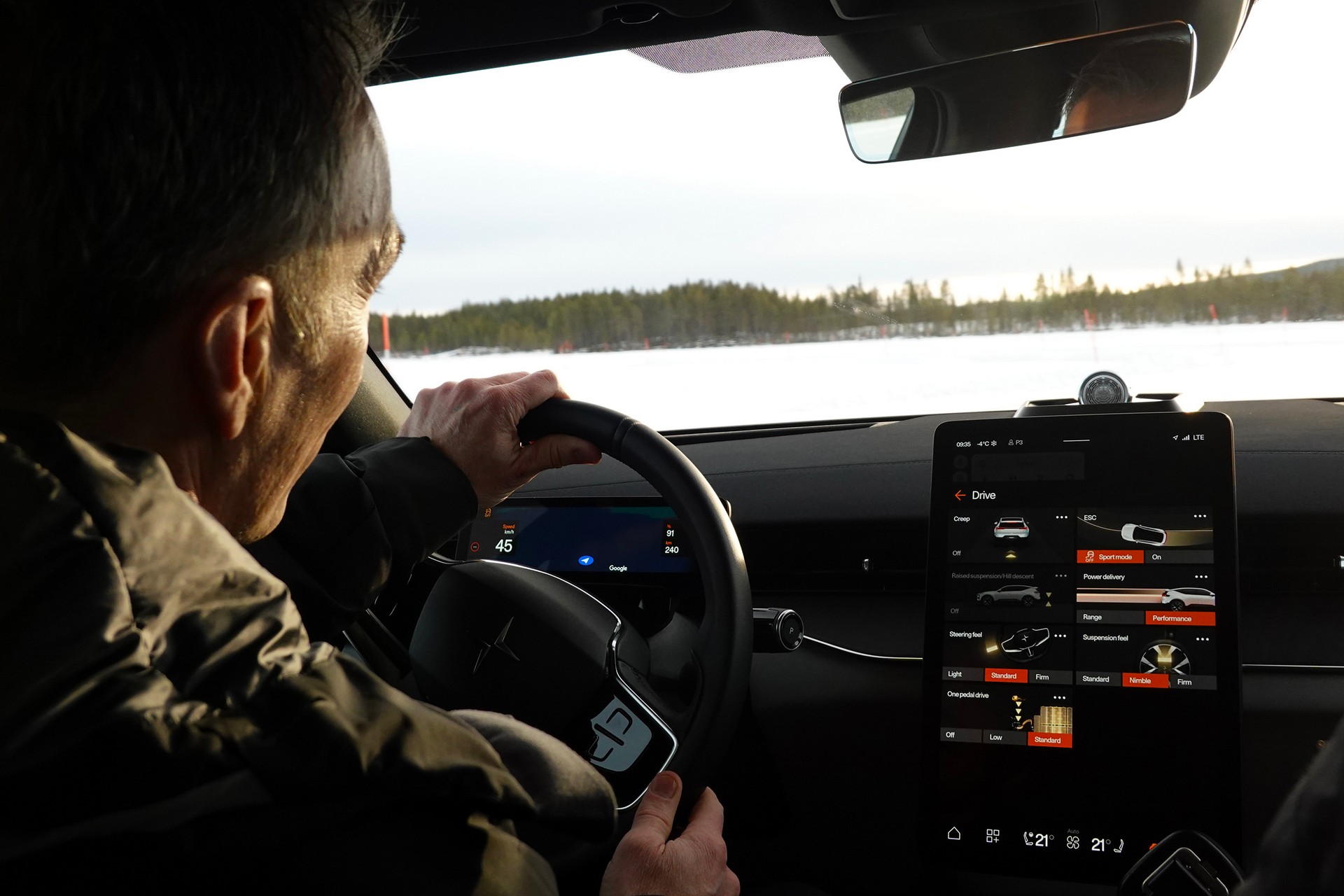 Polestar Ice Driving