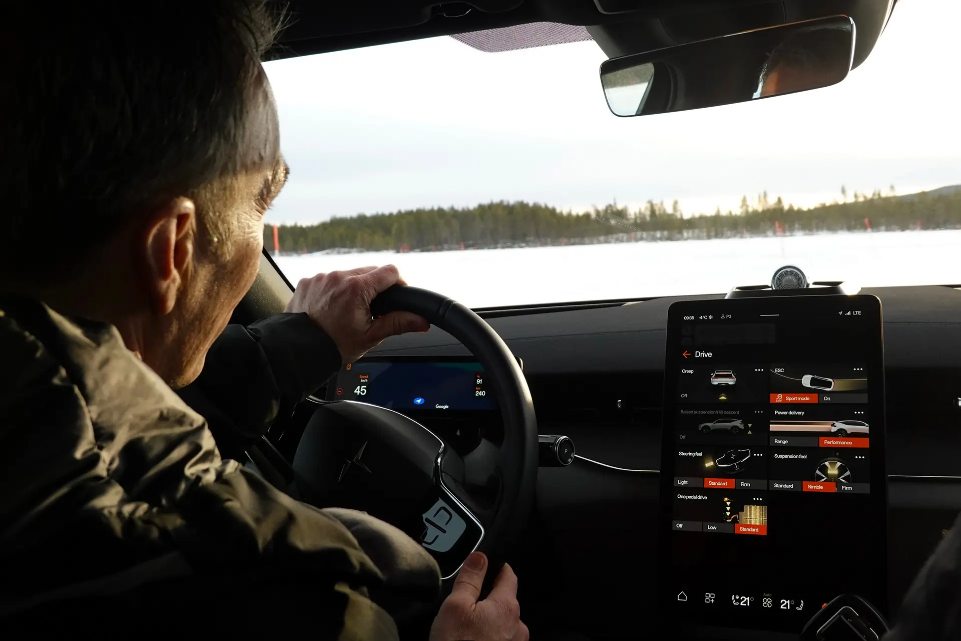 Polestar Ice Driving