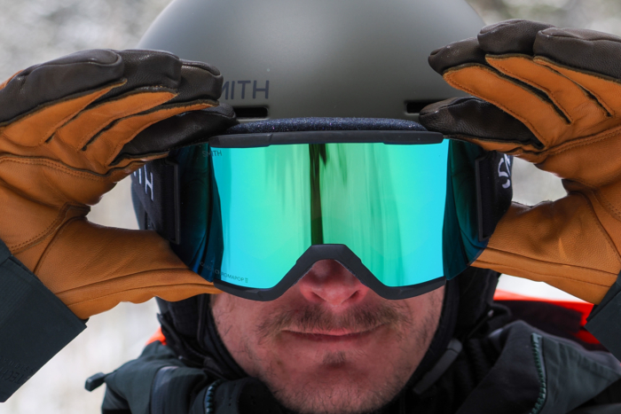 Smith Squad goggles side