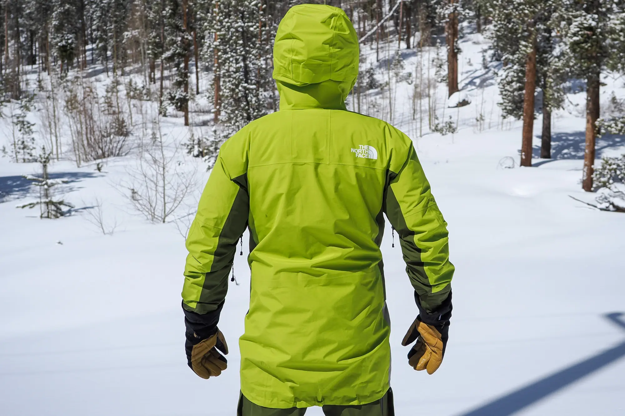The North Face Verbier Jacket from the back