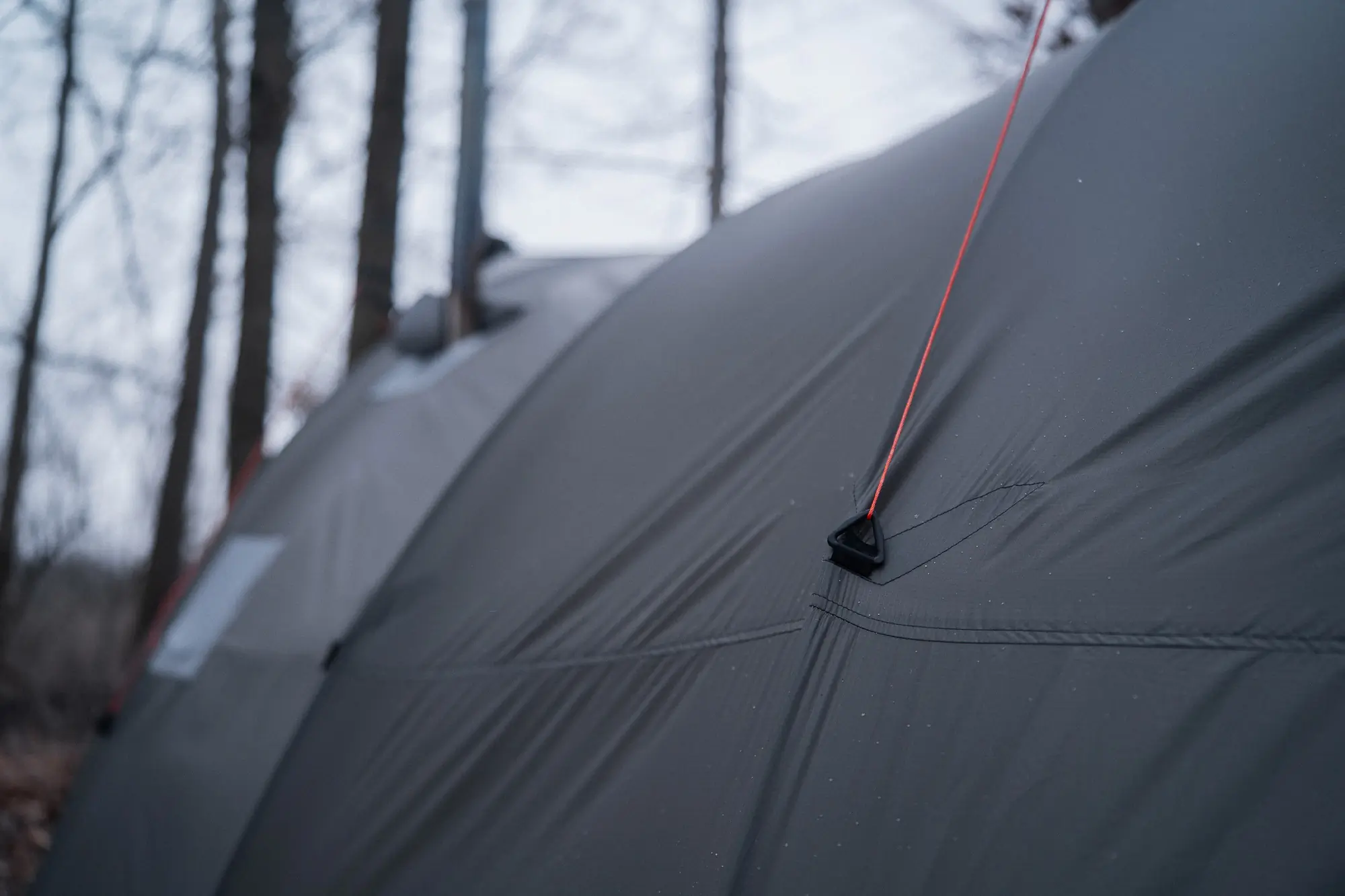 Close-up of the Warbonnet Tsunami’s pullout and reinforced stitching