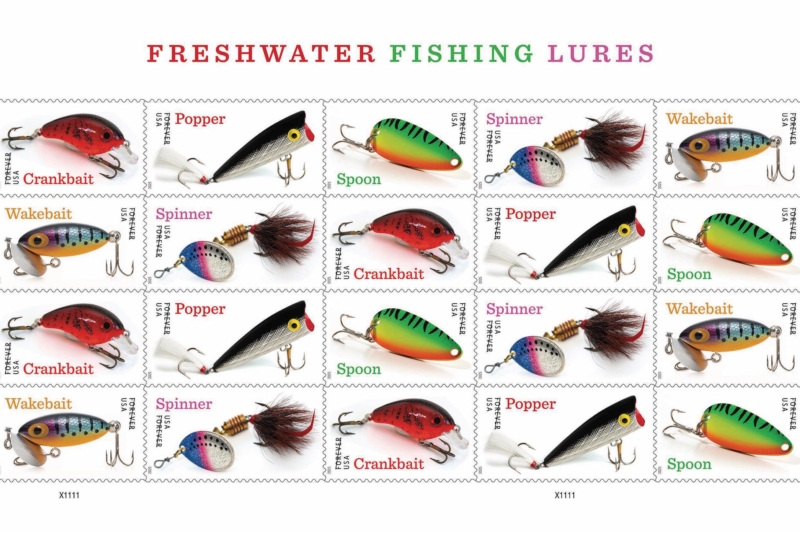 USPS Lures Us In With Freshwater Fishing Stamps