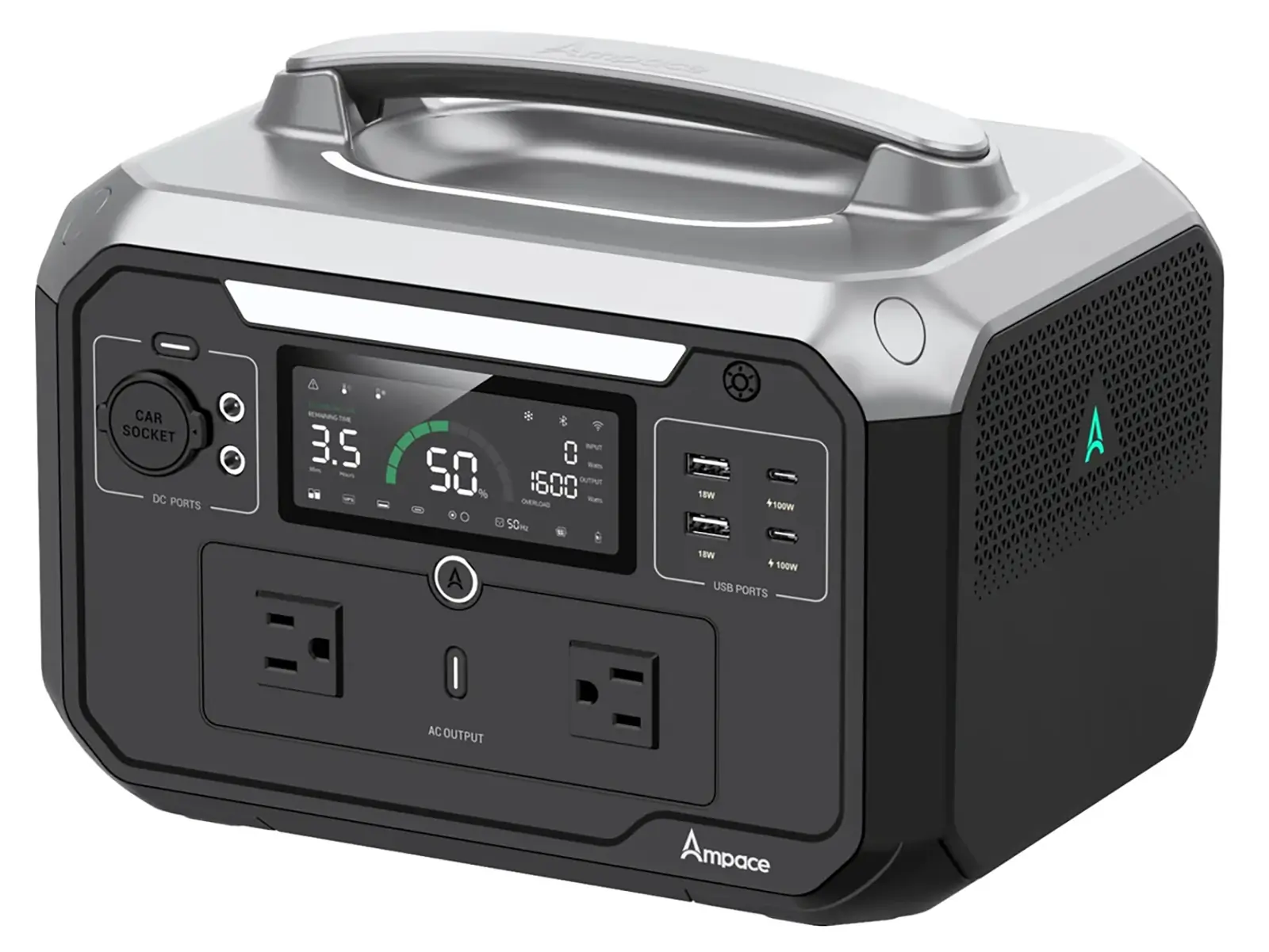 ampace andes 600 portable power station