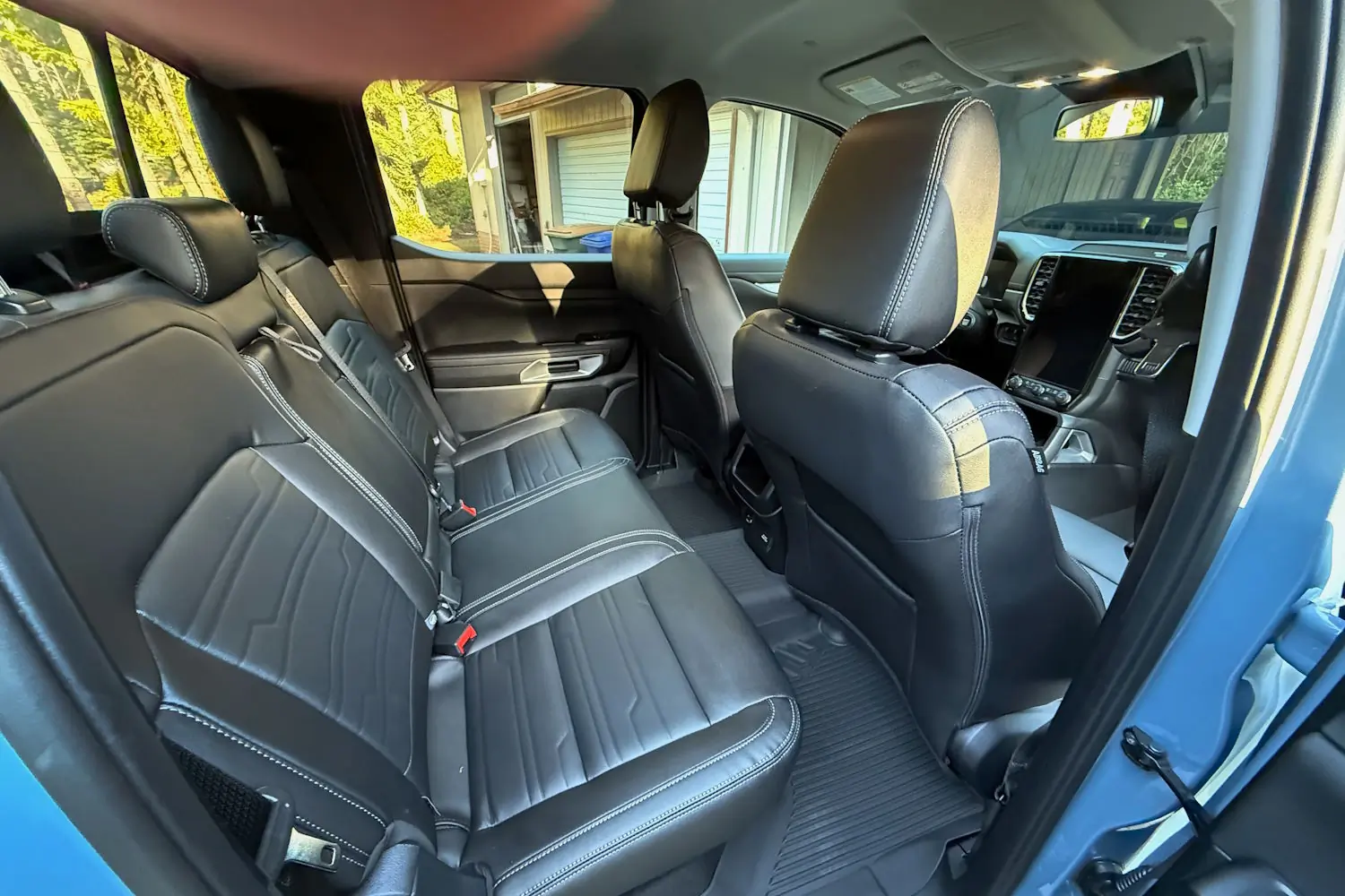 Ford ranger lariat rear seat view