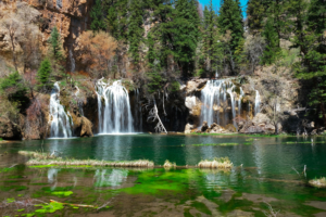Hanging lake trail restoration project