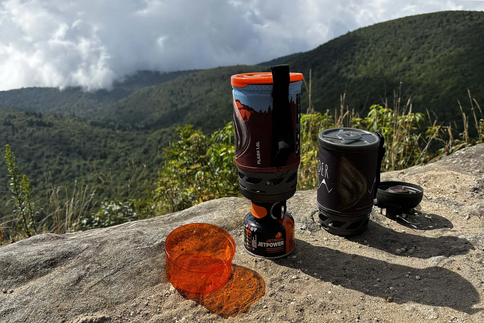 jetboil flash 1.0L fast boil 5