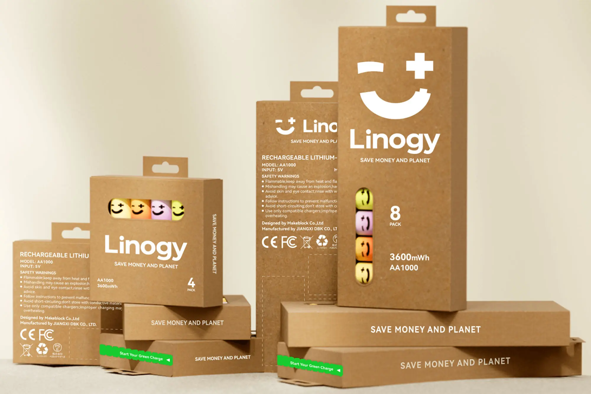 linogy rechargeable batteries