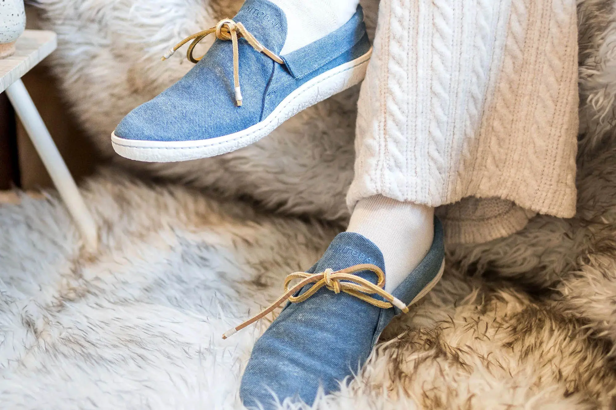 manitobah modern moc denim moccasins