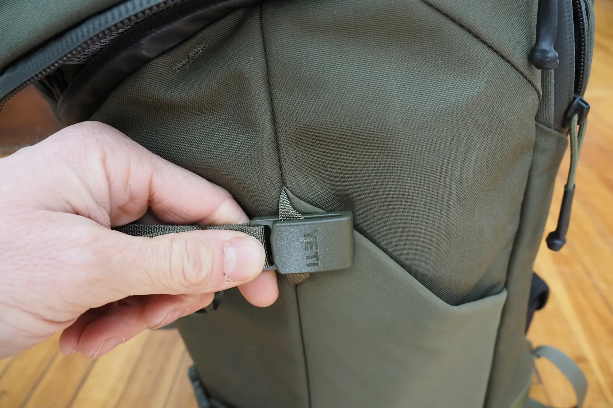 accessory strap clips on yeti ranchero backpack