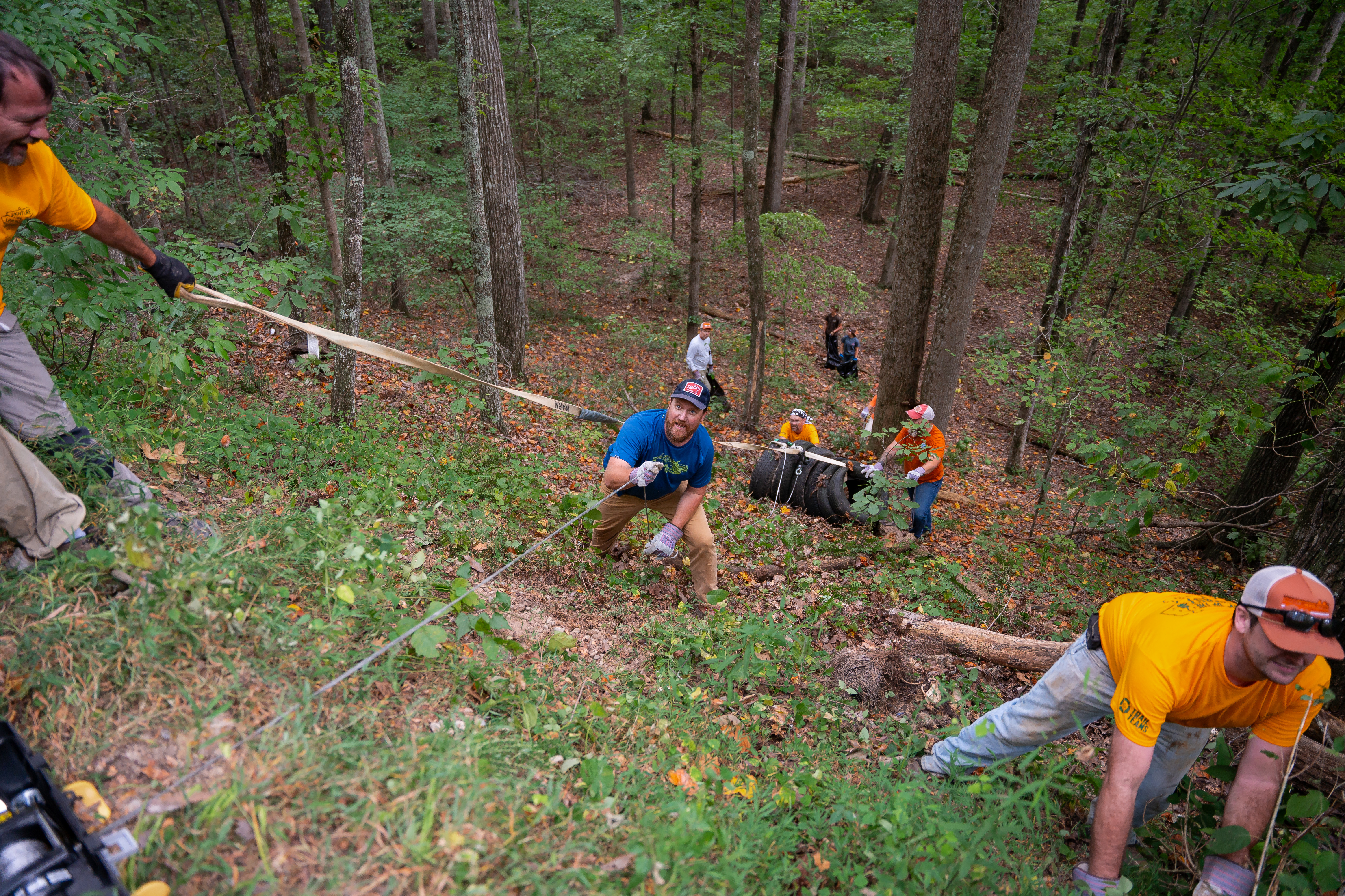 Past trail cleanup efforts sponsored by onX.