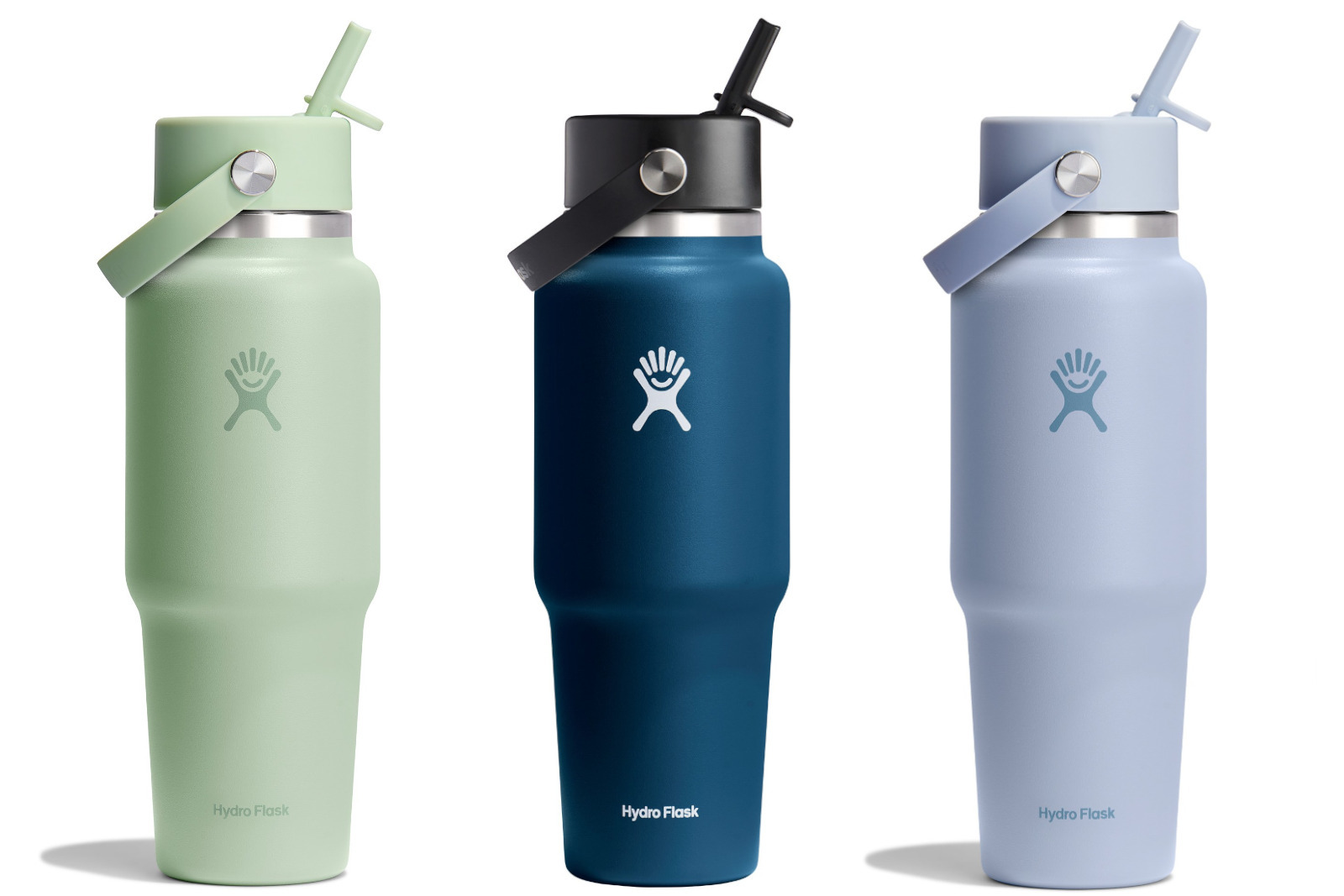 Hydro Flask Wide-Mouth Travel Bottle with Flex Straw Cap