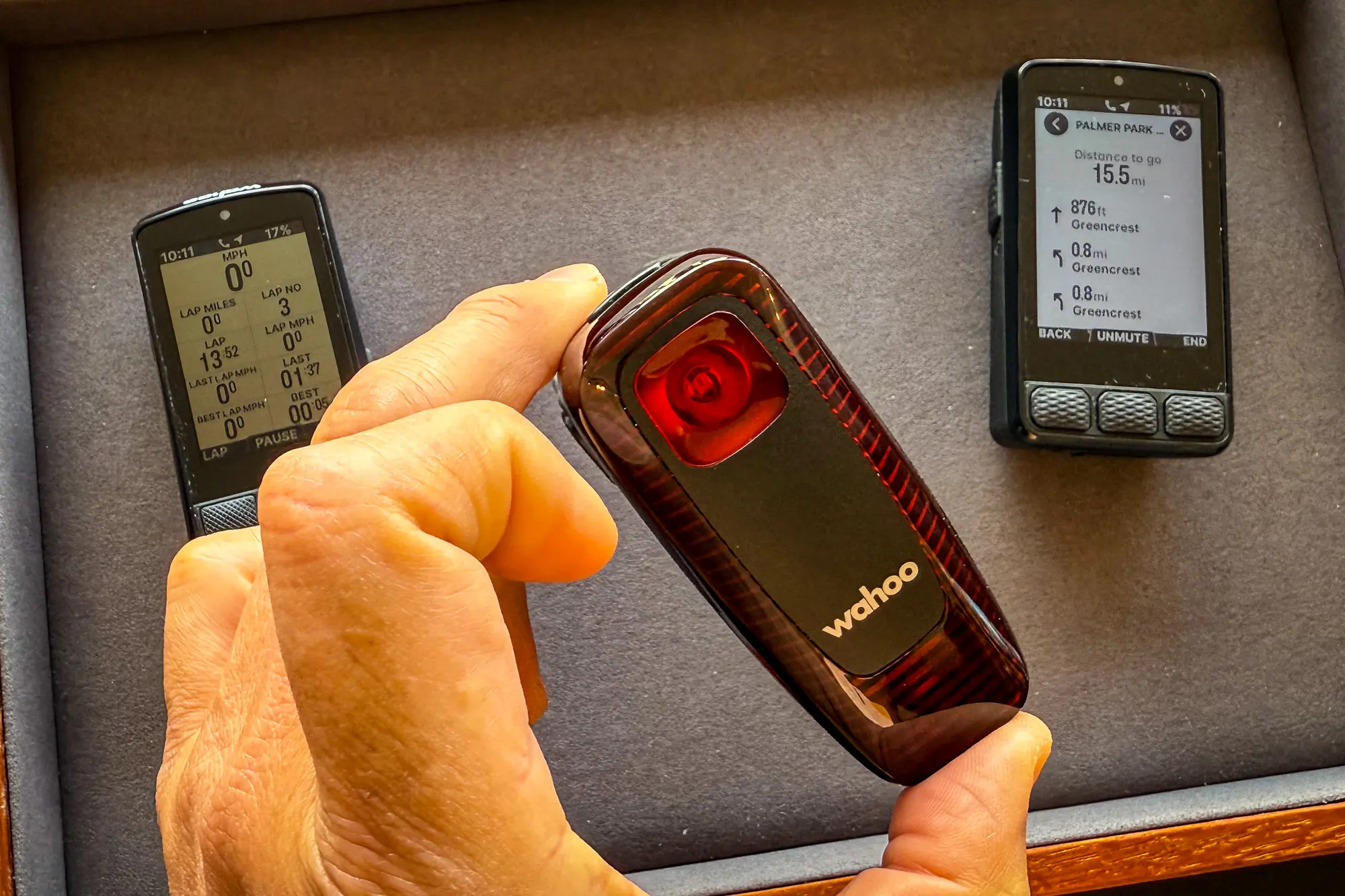 Wahoo TRACKR RADAR and 3rd gen ELEMNT BOLT and ELEMNT ROAM bike computers