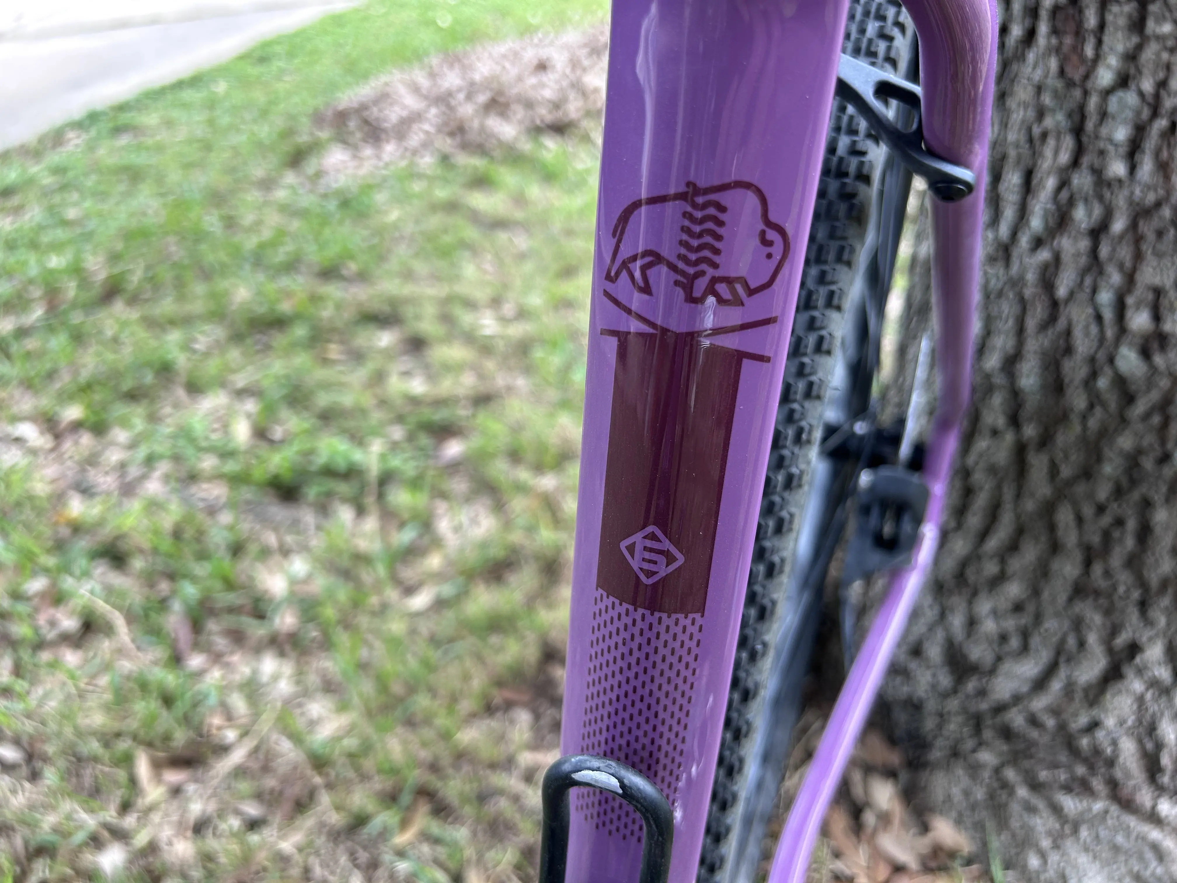 Kona Libre seat tube art.