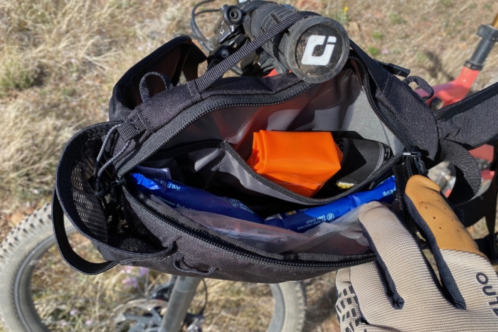 The main storage compartment of the Freewheel 2.5 L pack