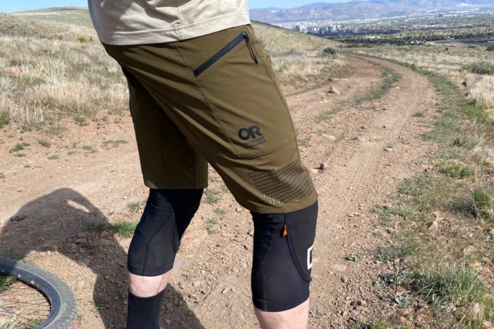 Standing in the Freewheel shorts