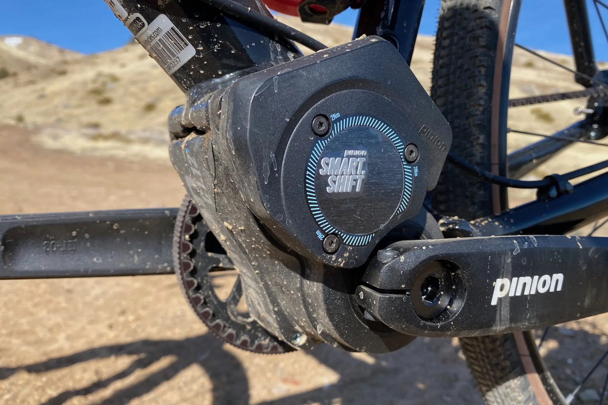 The non-drive side of the Pinion Smart.Shift gearbox