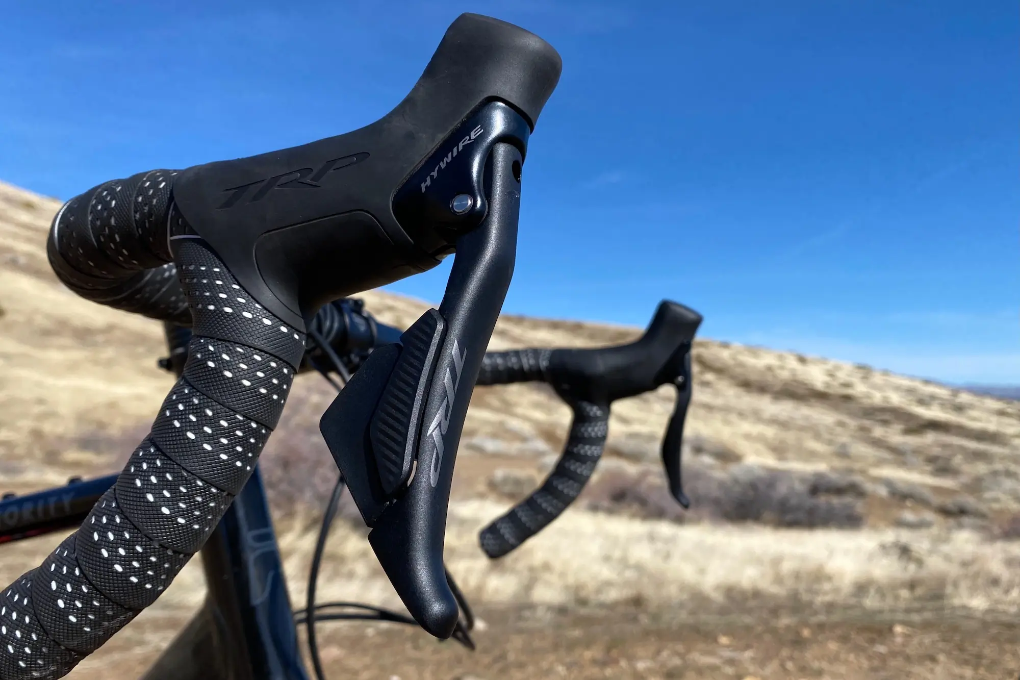 The TRP Hywire drop bar shifters