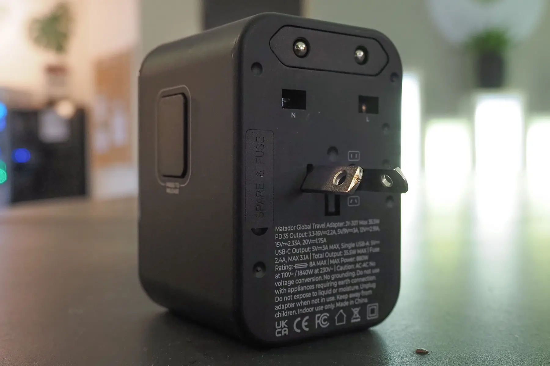 matador global travel adapter nz prongs 2