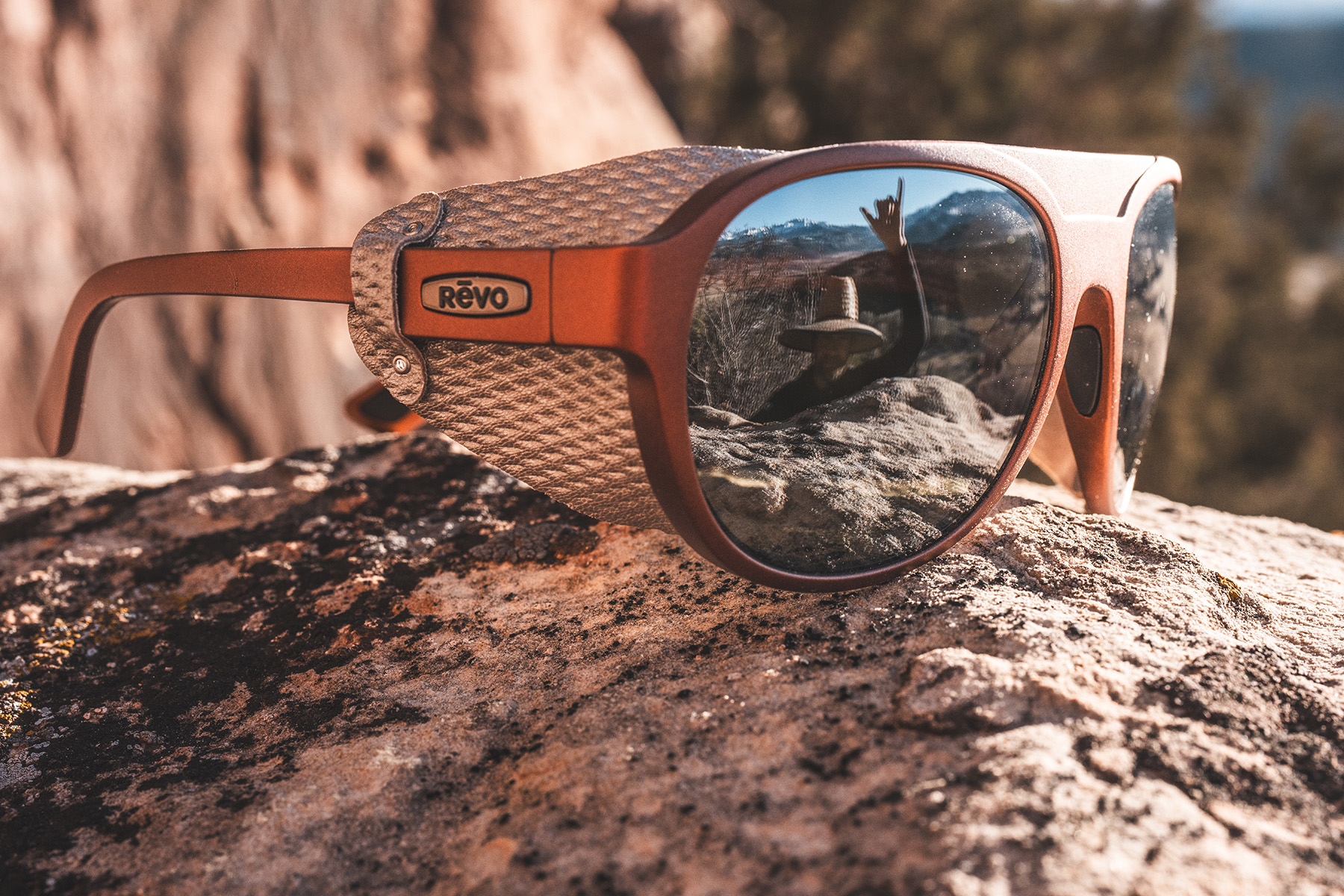 revo x reo glasses on rocks