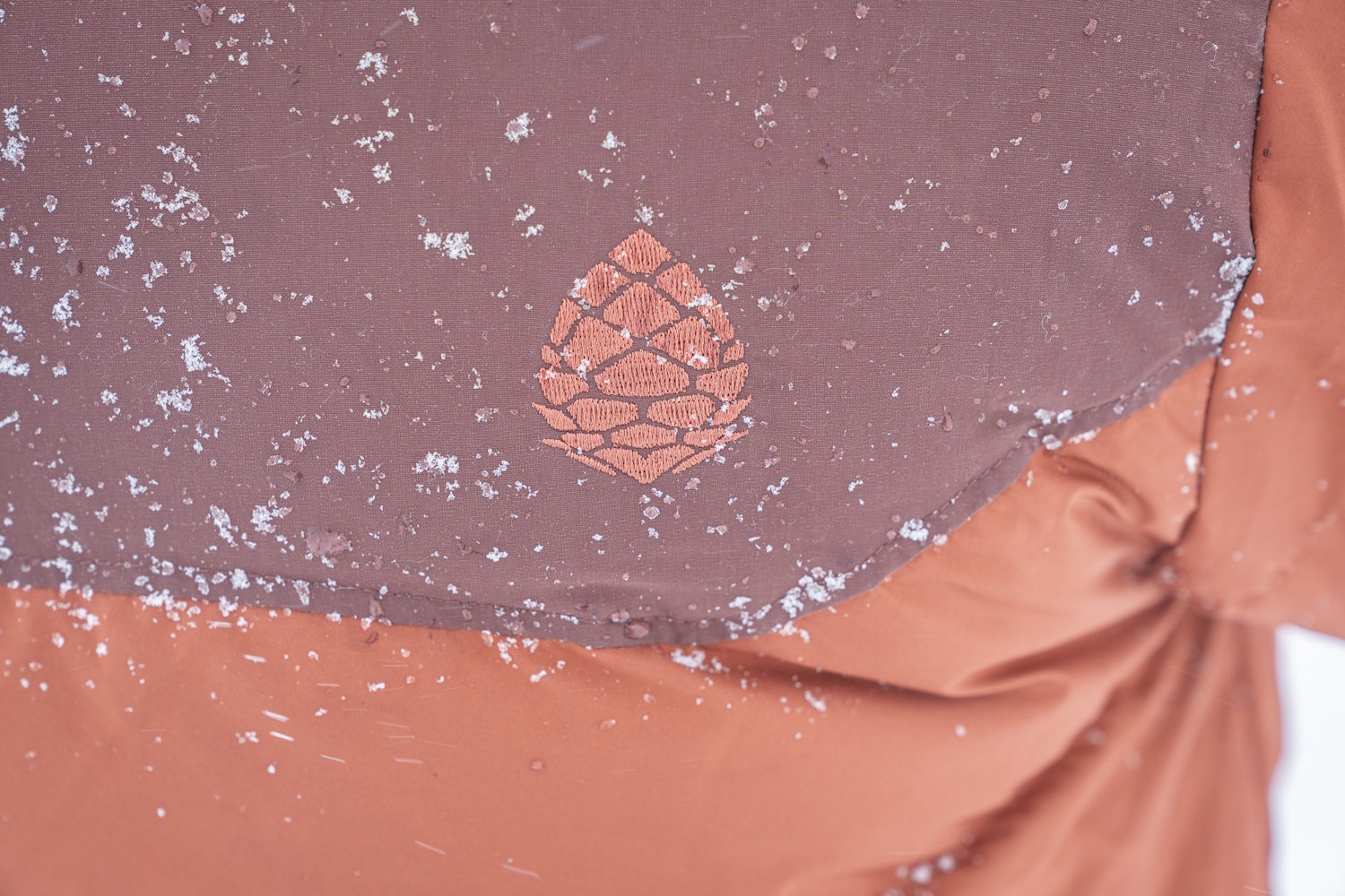 Rear view of the jacket showcasing the Western-style shoulder yoke panel