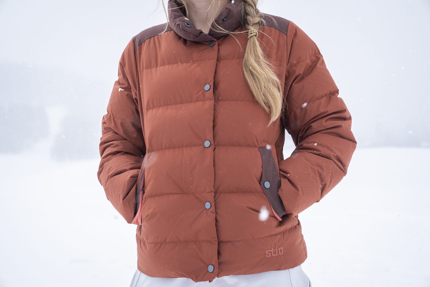 Front view of Stio Women's Turnbolt Down Jacket