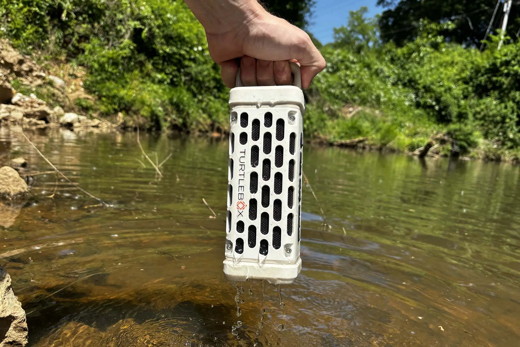 turtlebox ranger dripping water