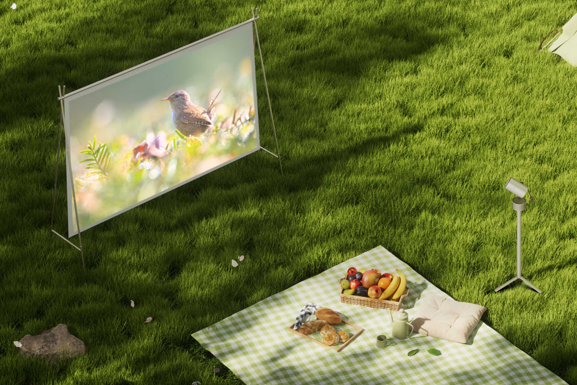 ugimi outdoor movie screen