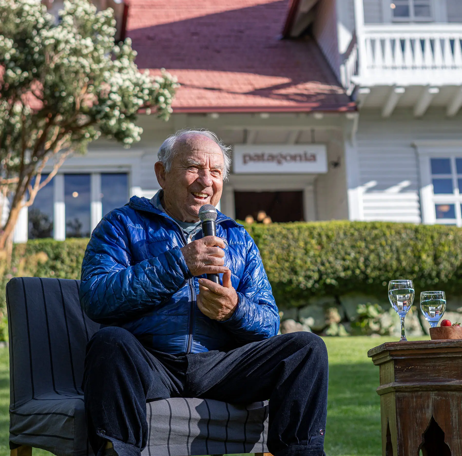 yvon chouinard at patagonia store casa frey