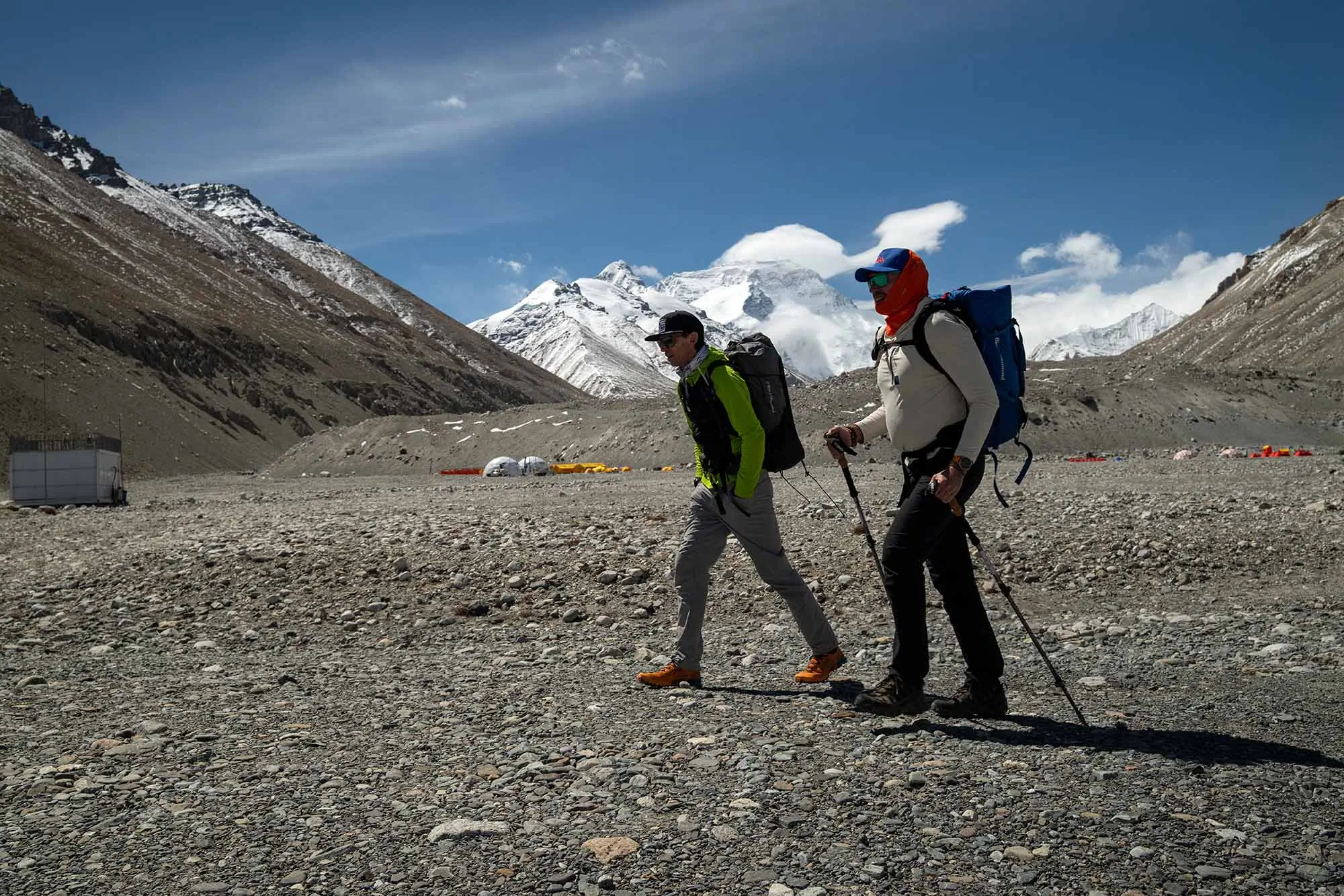 adrian ballinger with client everest