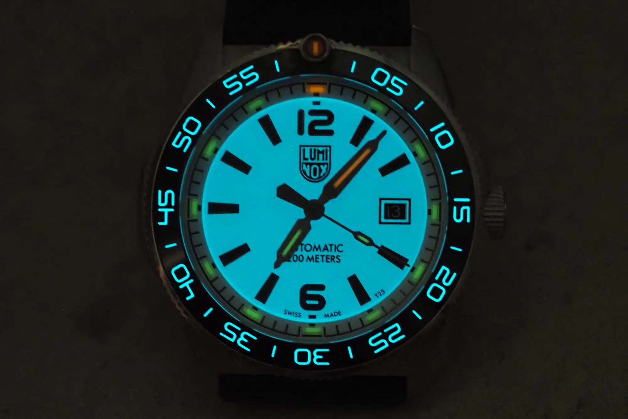 luminox midnight mariner watch lume