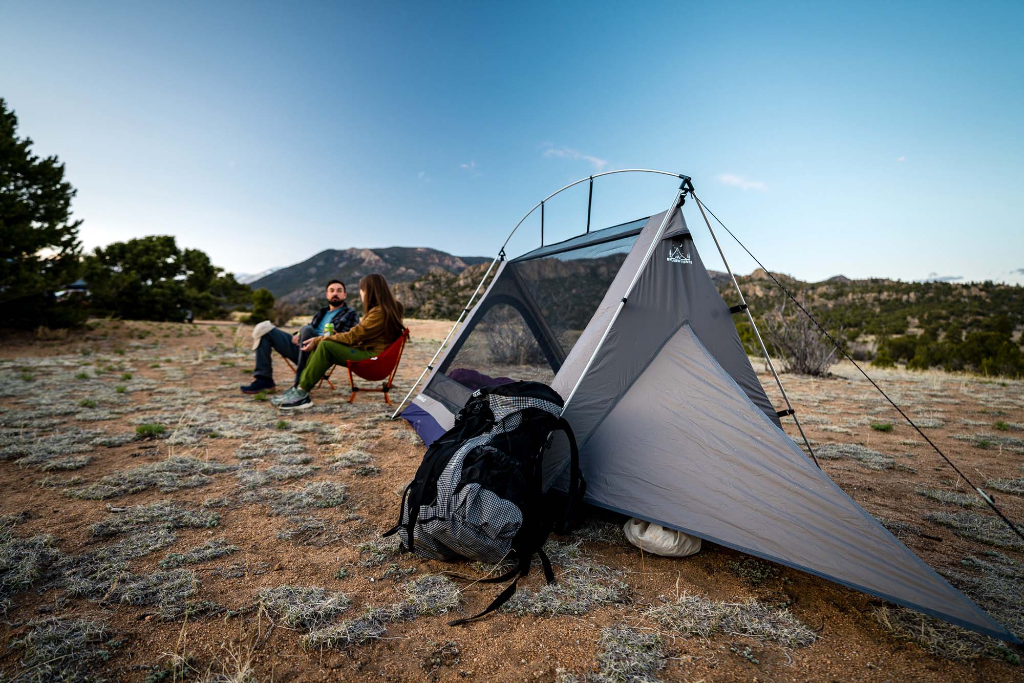 sky view backpacker tent