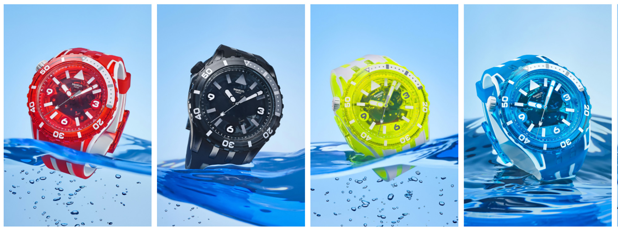 swatch scubaqua collection