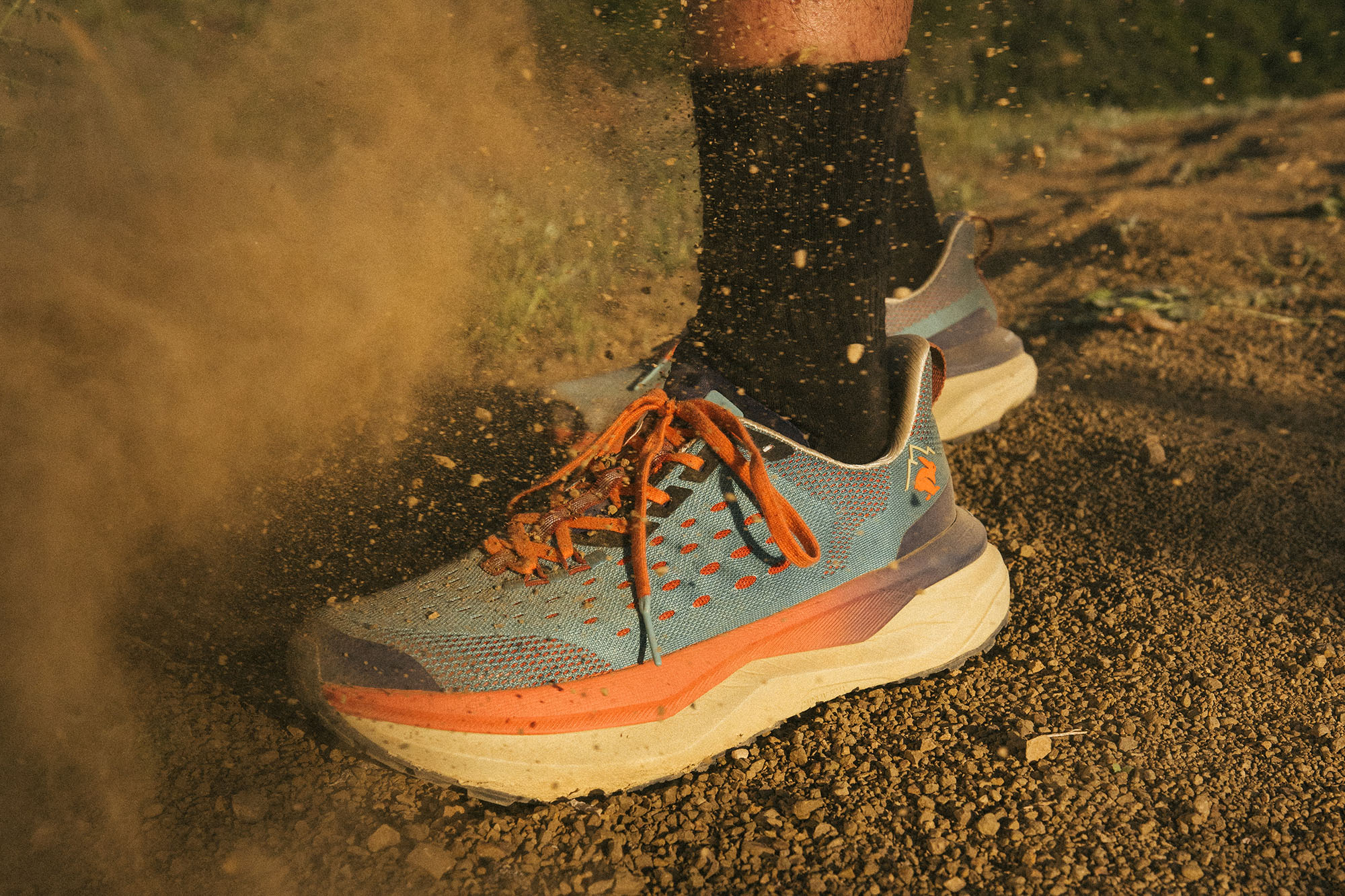 Rabbit High Country Trail Running Shoe on dirt