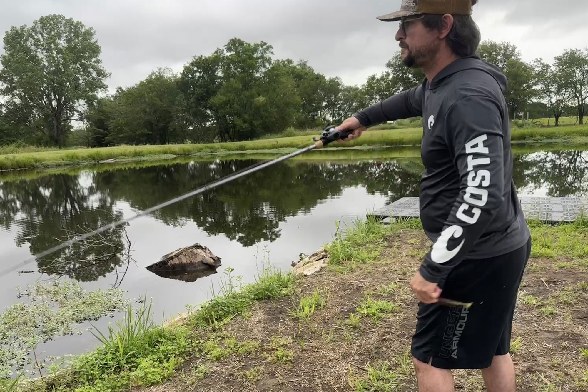 fishing with Abu Garcia Revo SX Low Profile Reel