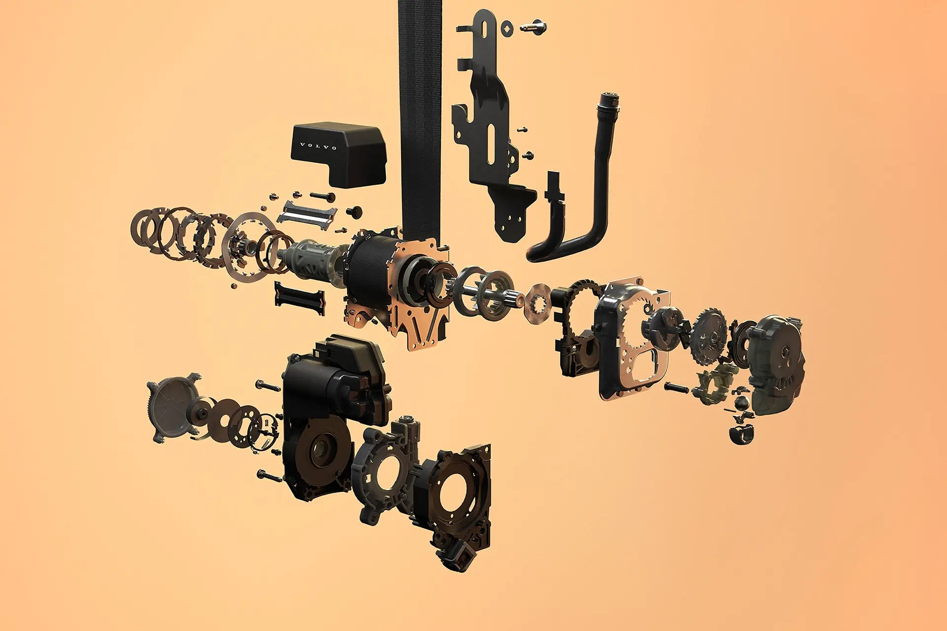 Volvo adaptive seat belt