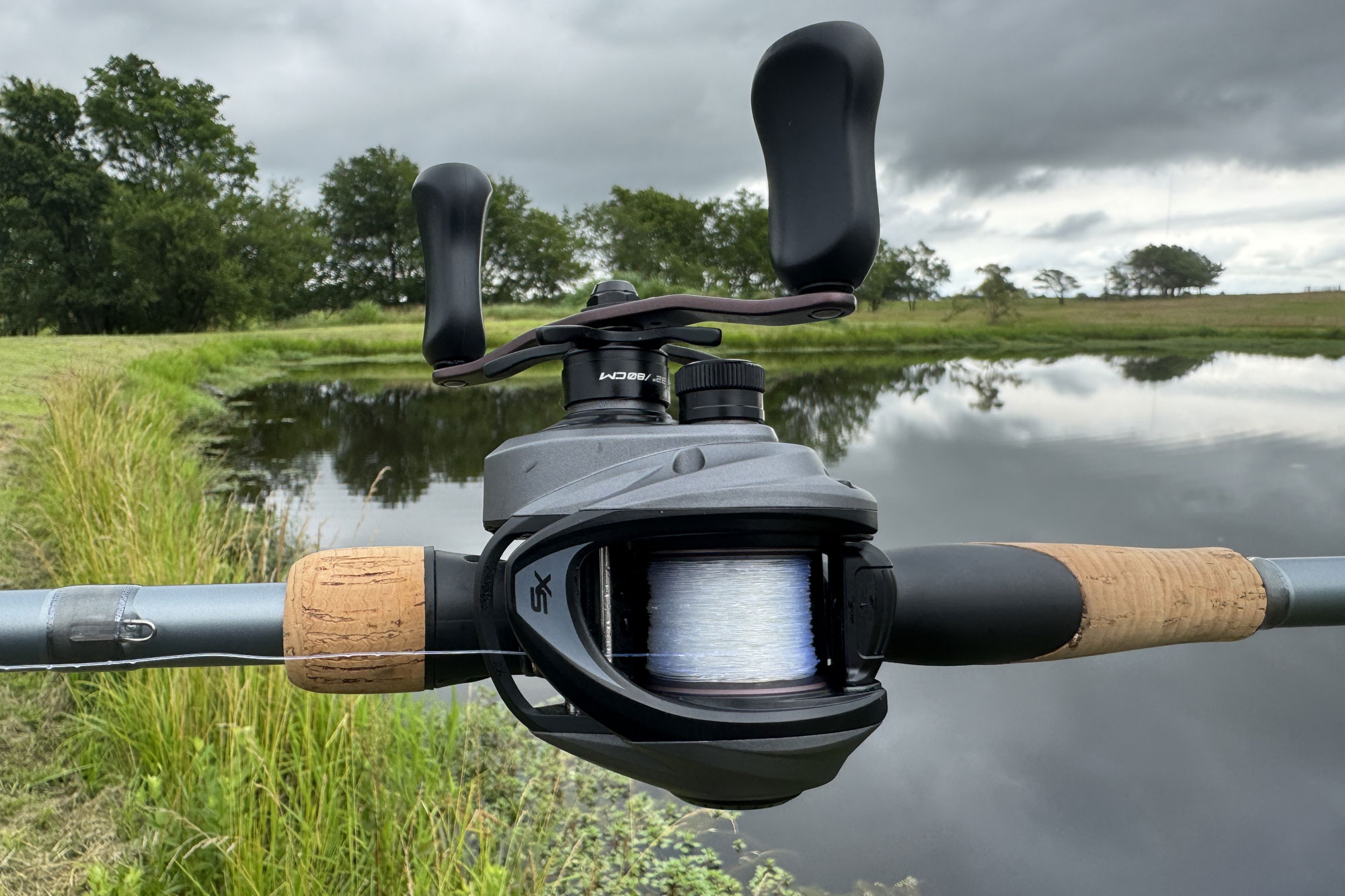 The Abu Garcia Revo SX Low Profile Reel closeup