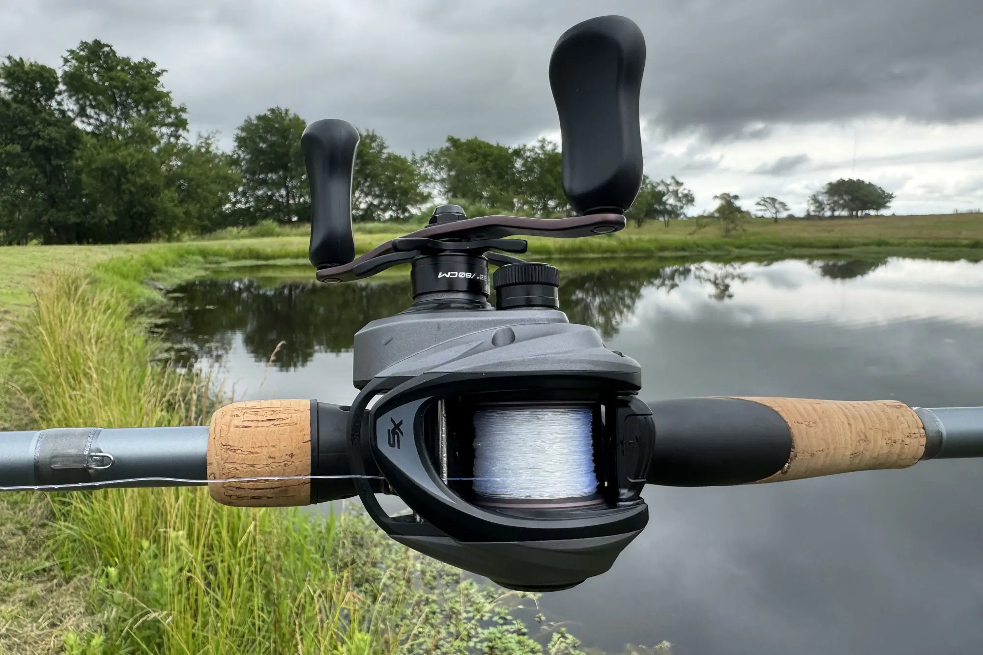 The Abu Garcia Revo SX Low Profile Reel  closeup