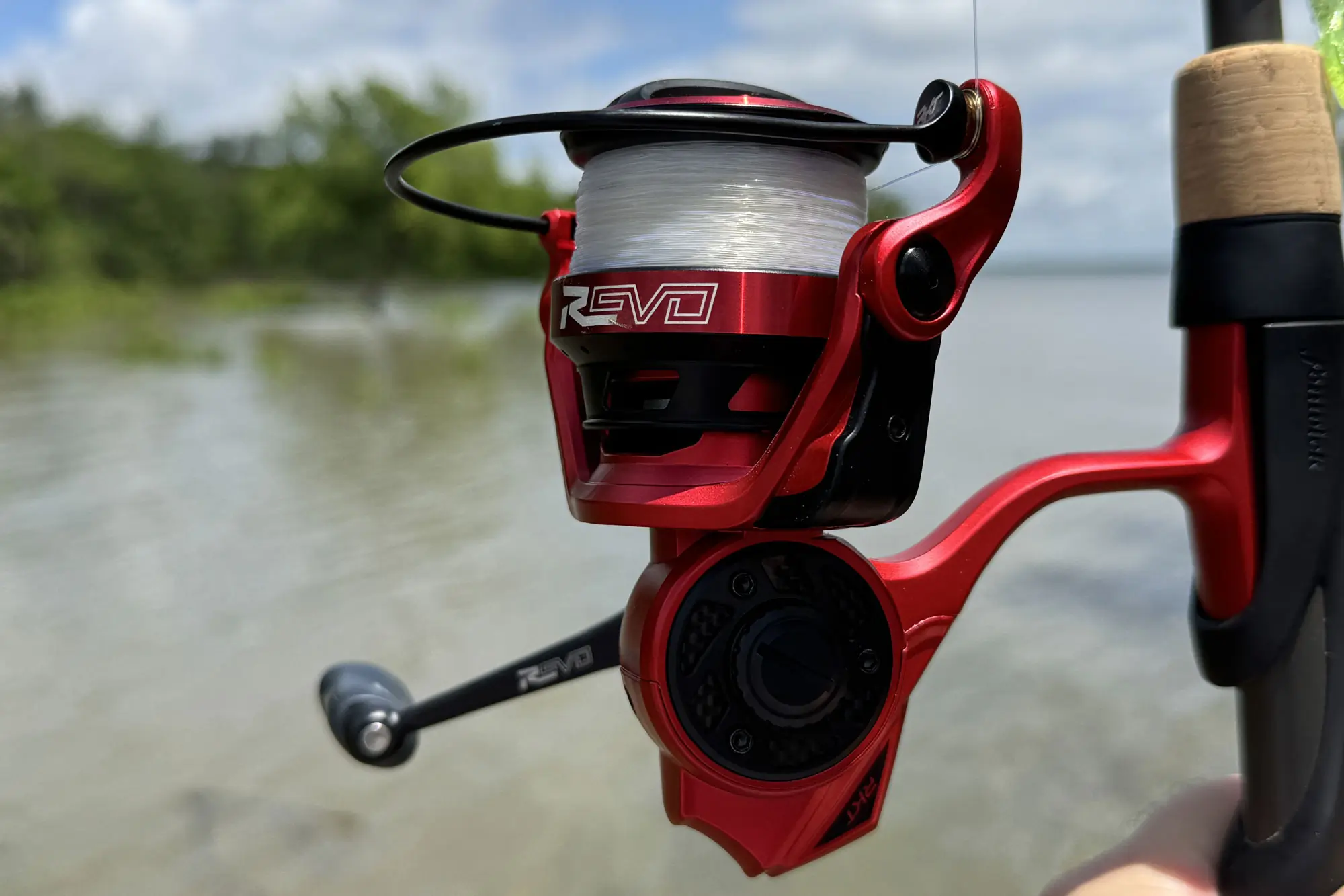 Abu Garcia Revo Rocket Spinning Reel closeup