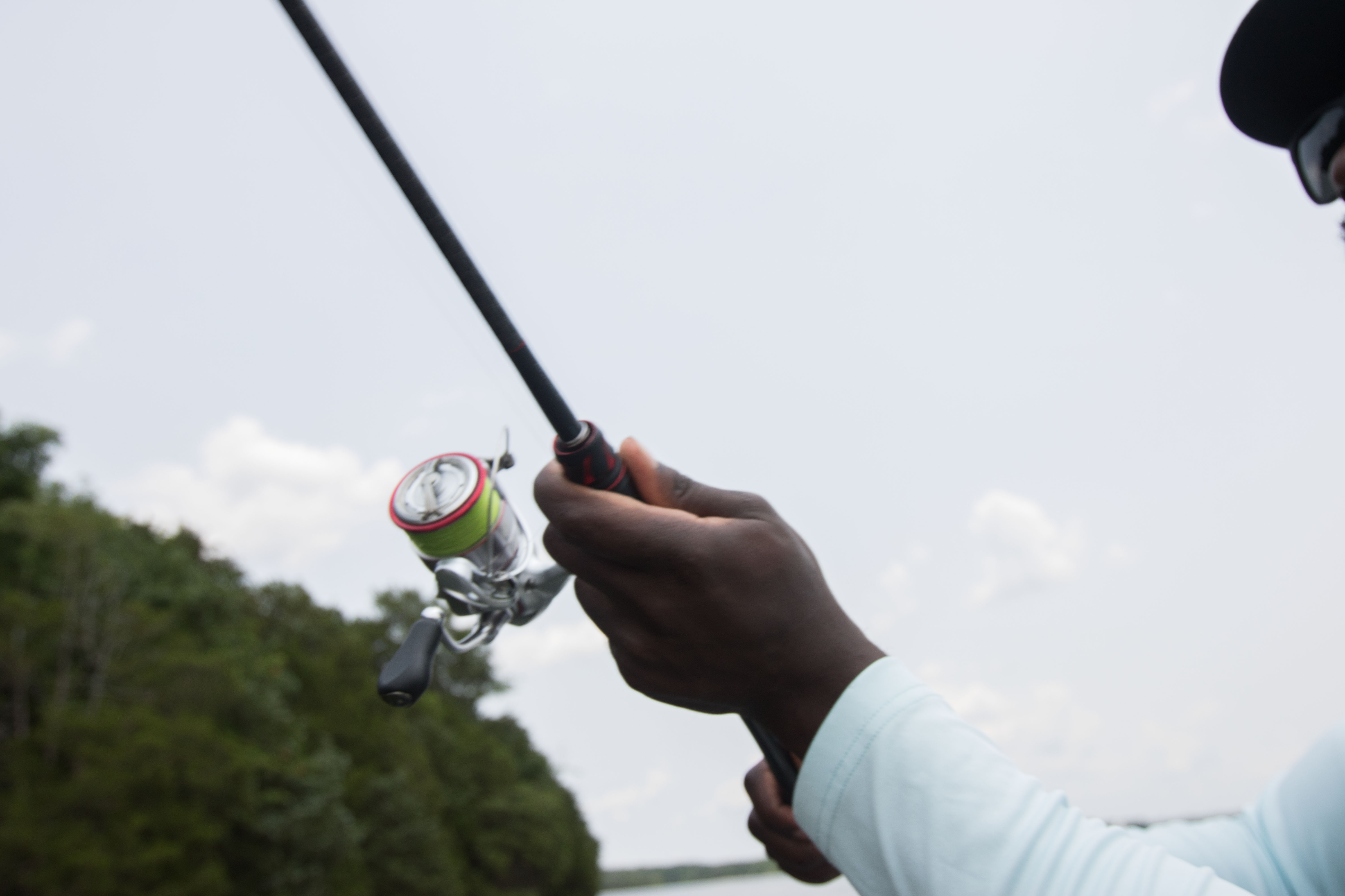 Casting the Johnny Morris Platinum Signature Spinning Reel