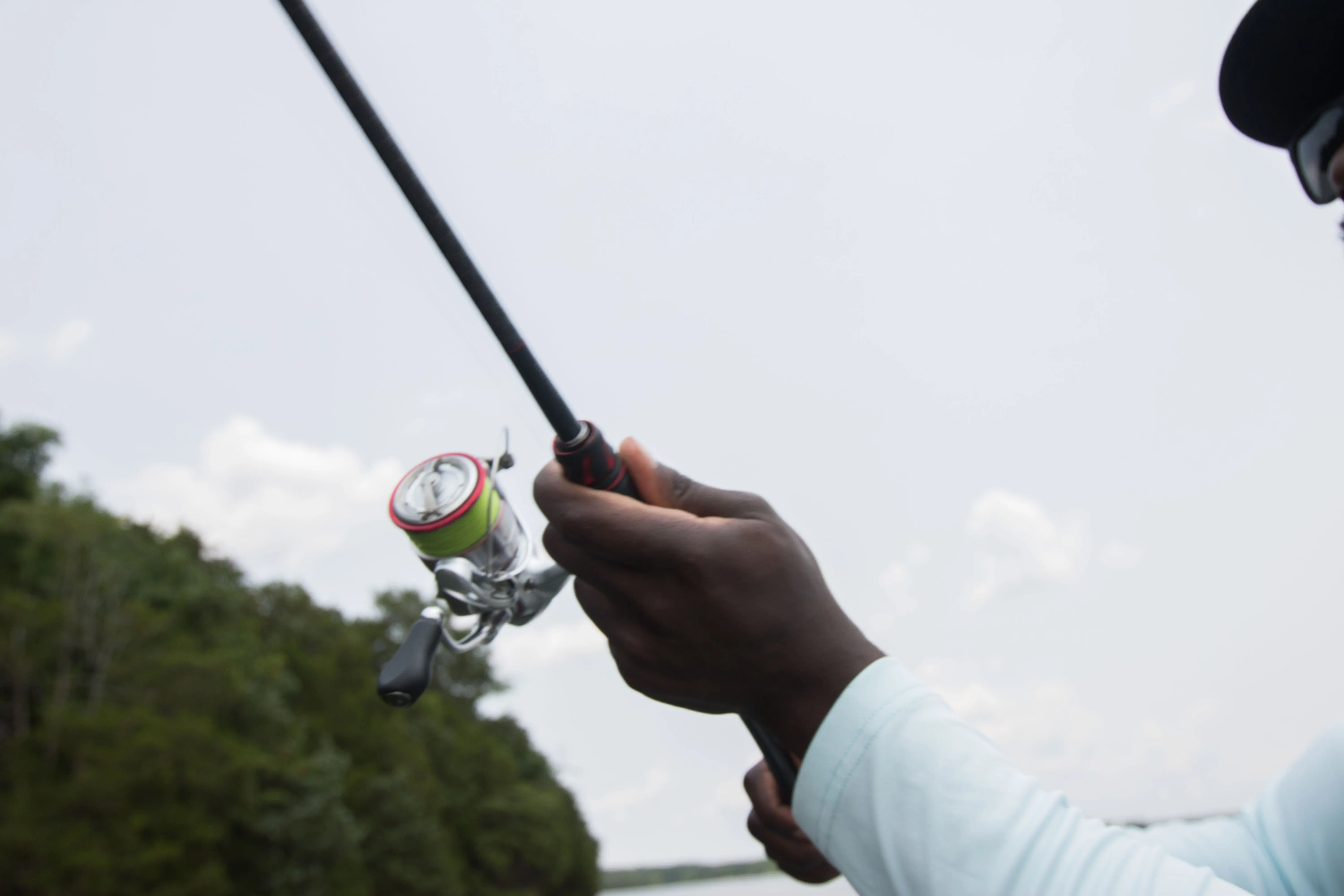 Casting the Johnny Morris Platinum Signature Spinning Reel