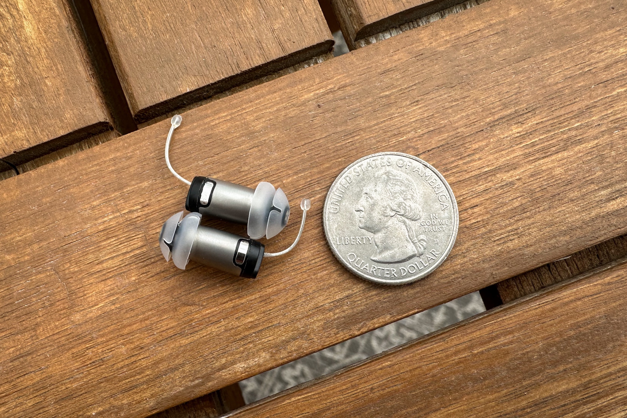 Zepp Clarity Pixie Hearing Aids Compared to Quarter