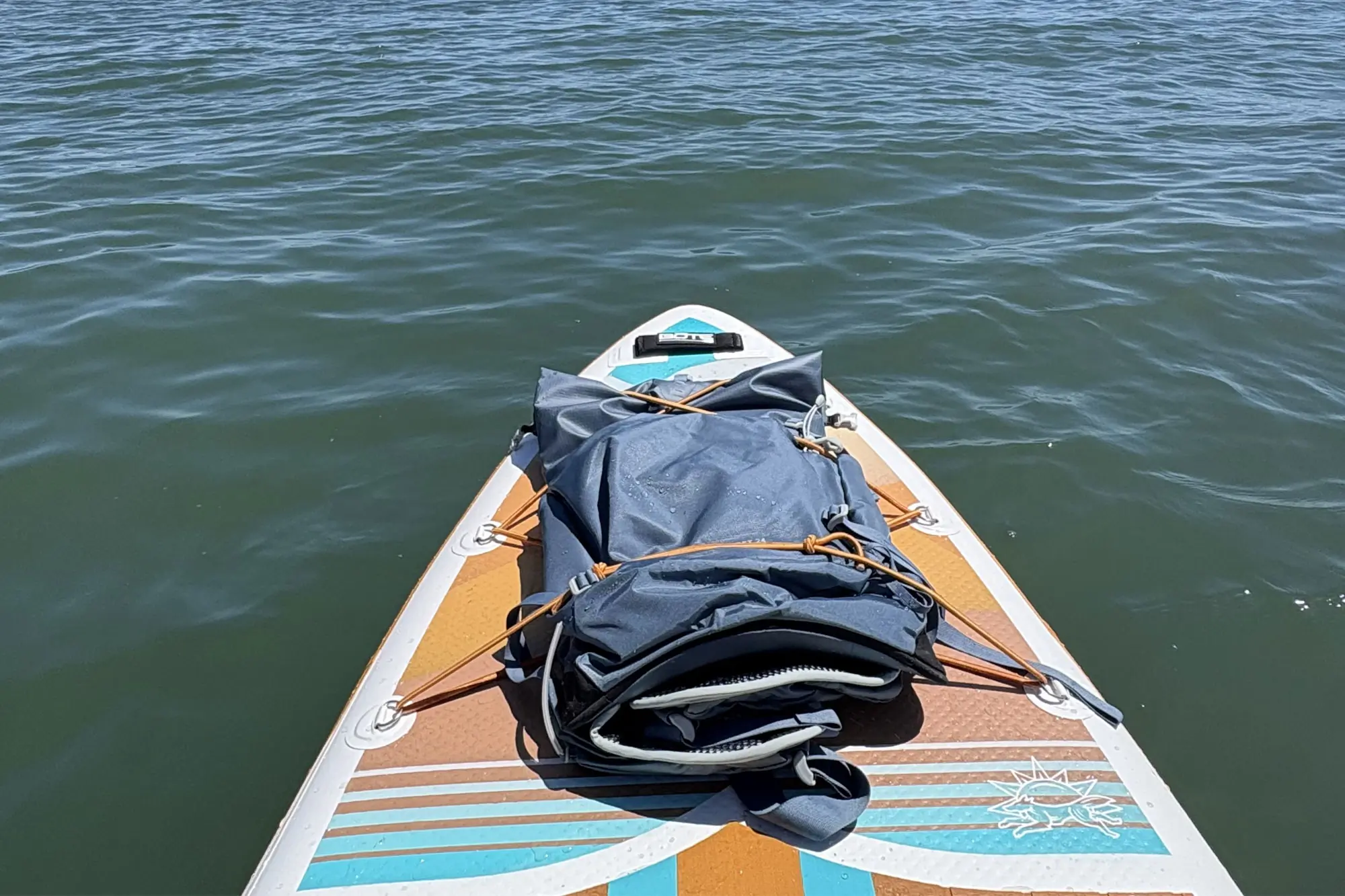 Osprey Downburst Daypack on a kayak