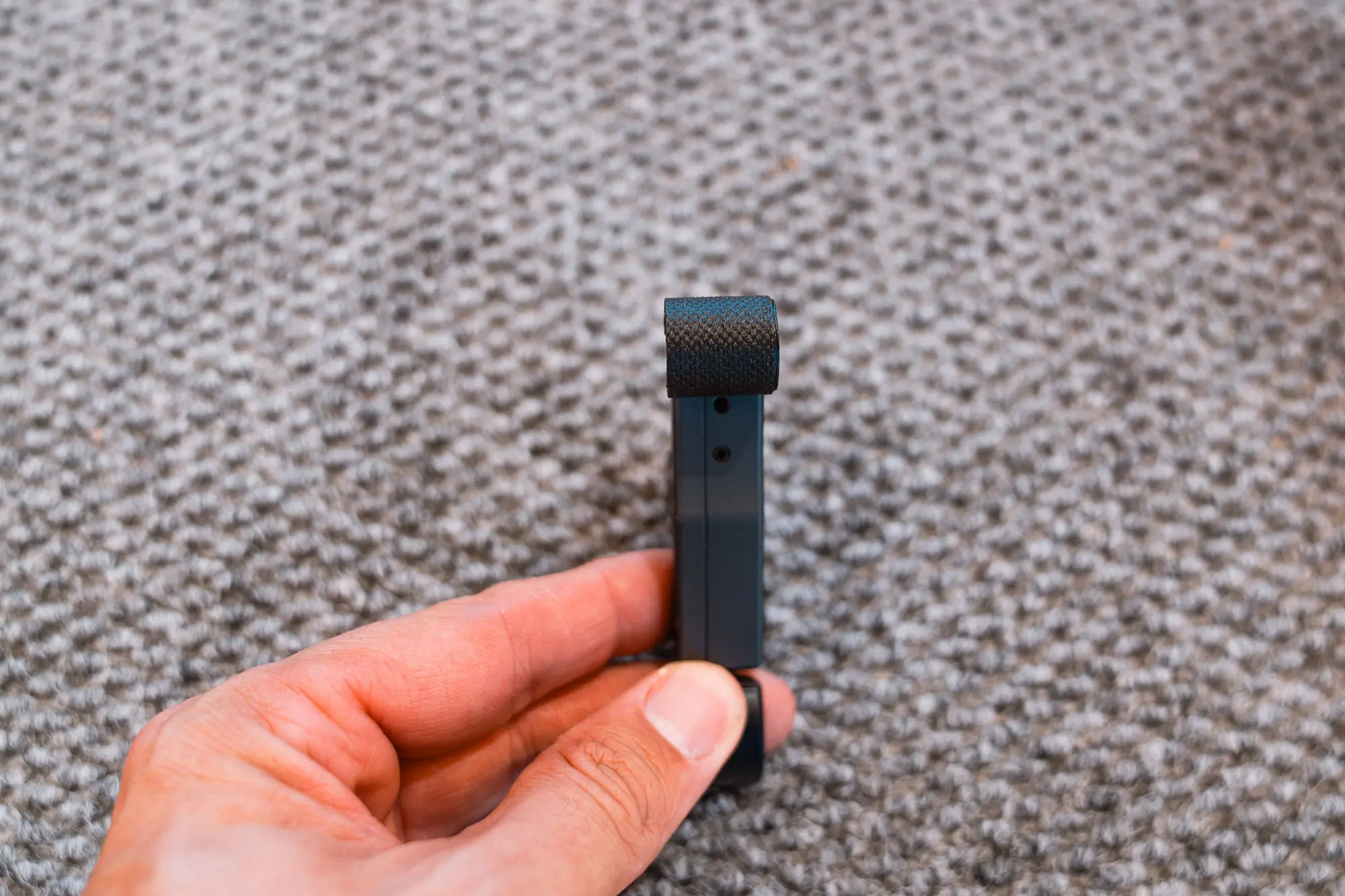 Side-view of Evolution Outdoors Shadow Thumb Button Release