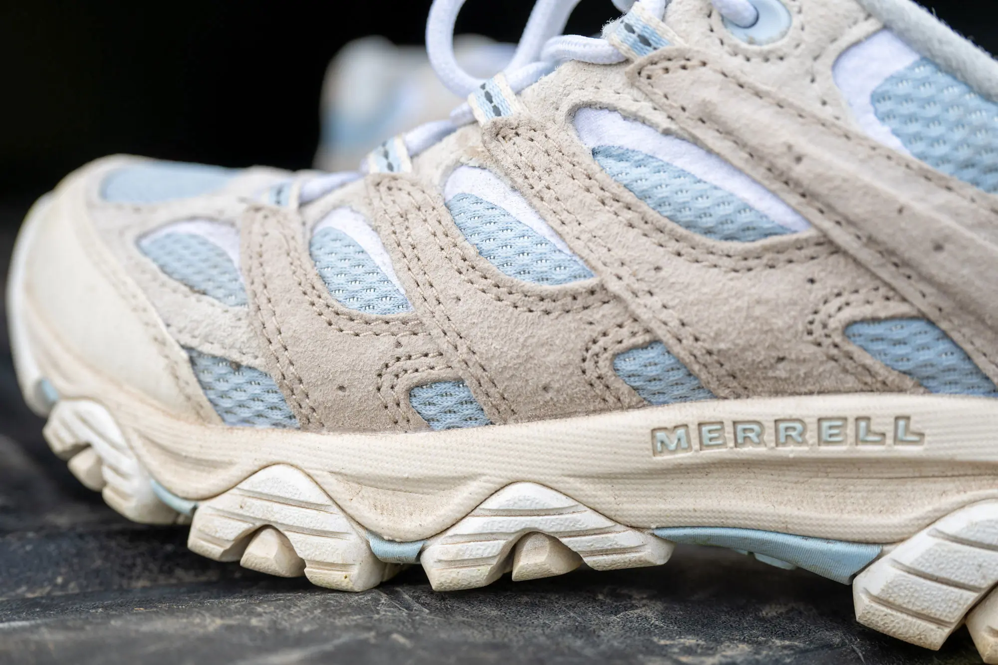 Side view of a Merrell Moab 3 shoe