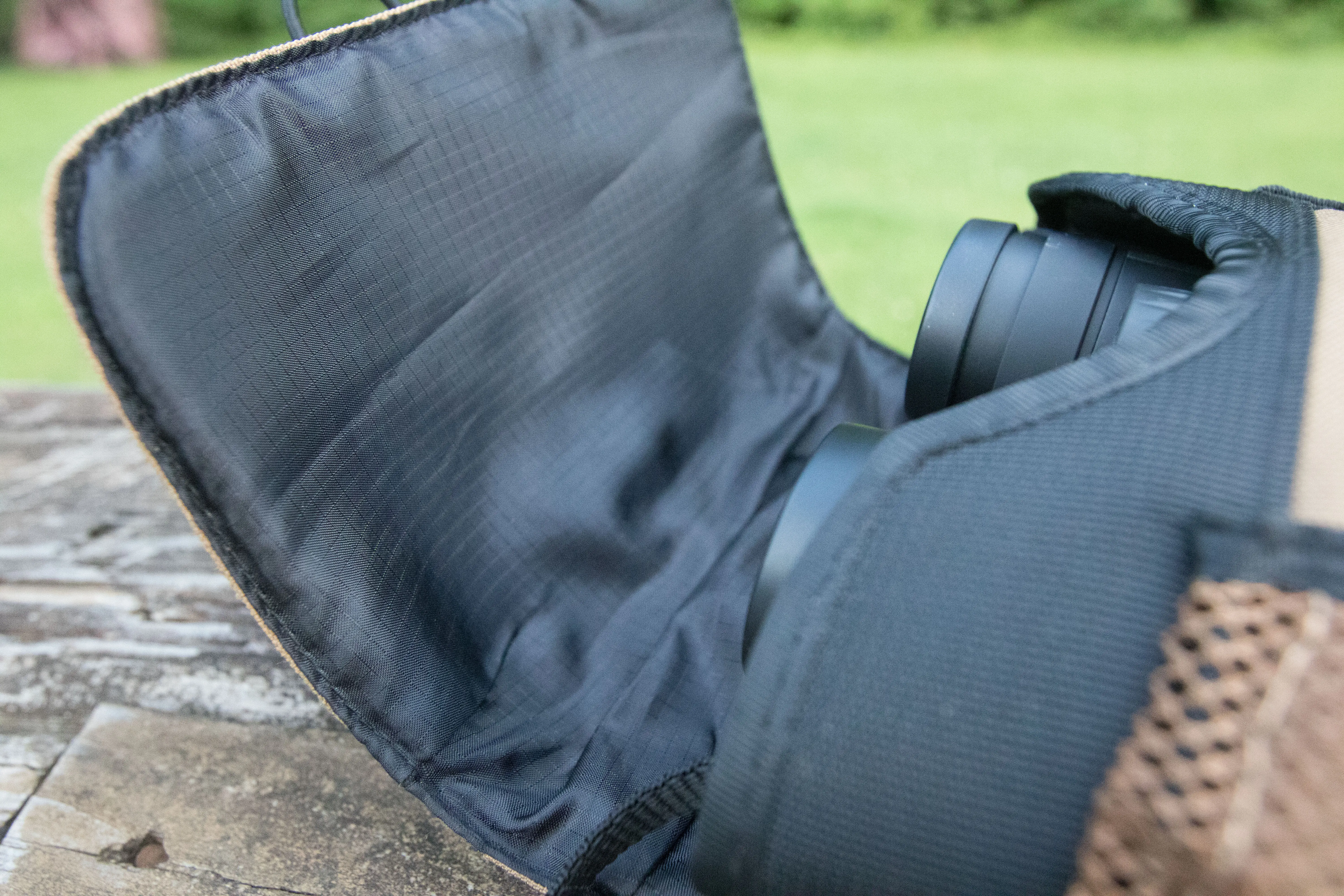 The inner material of the Vortex binocular harness