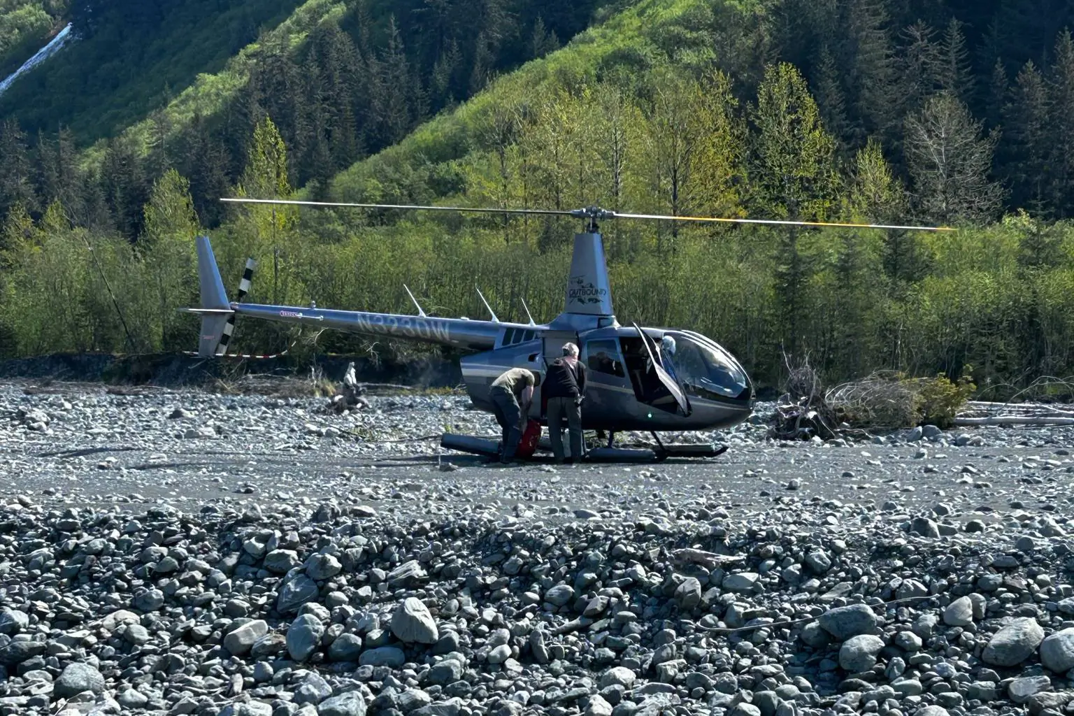 helicopter landed in seward alaska