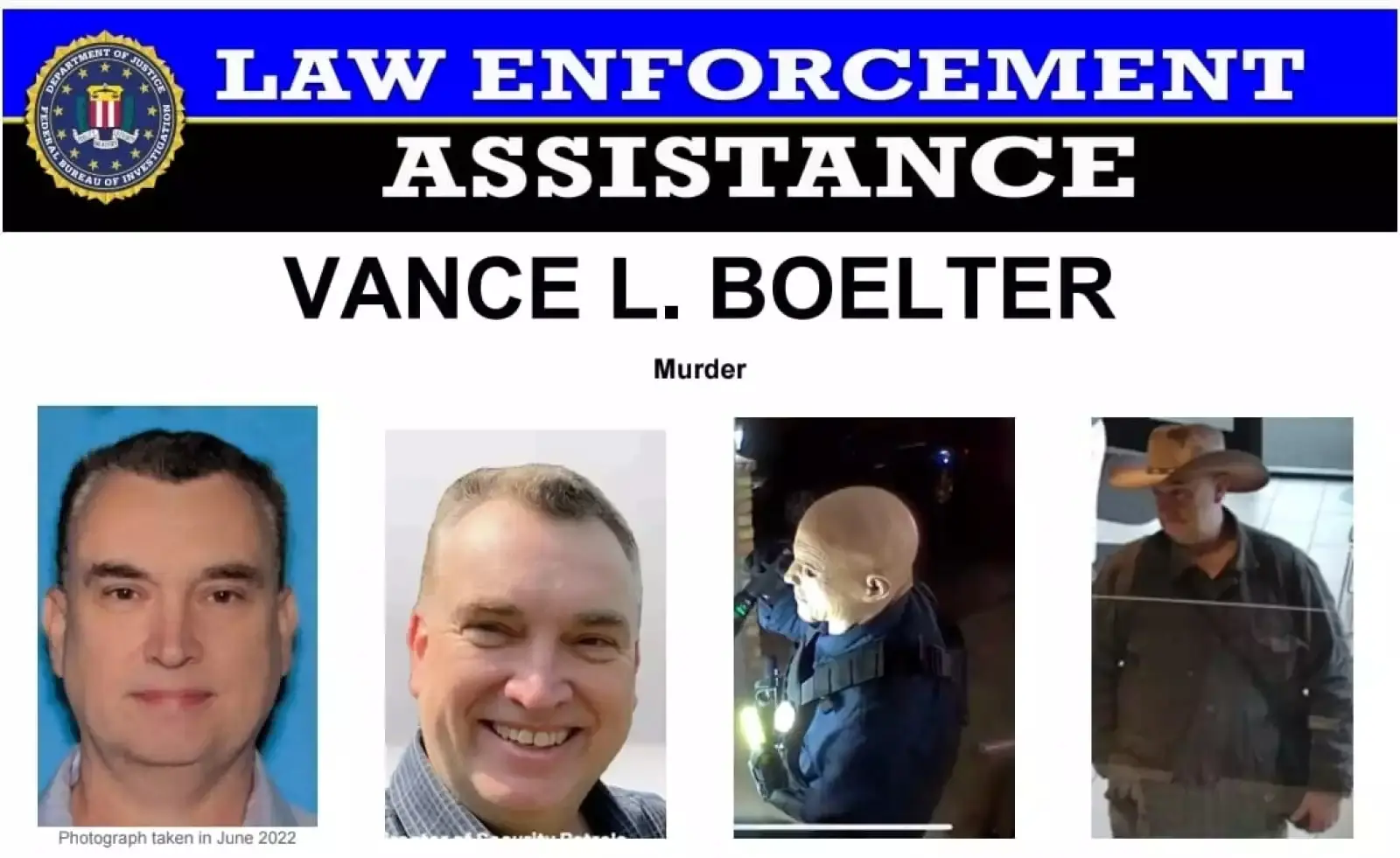 Vance Boelter FBI Wanted Poster