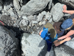 man rescued seward alaska under boulder